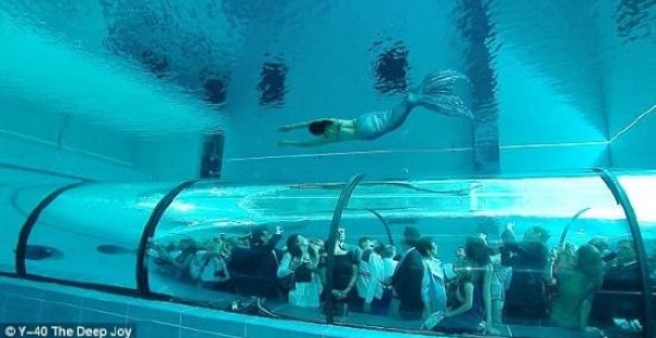 The worlds deepest swimming pool with a depth of 40 meters