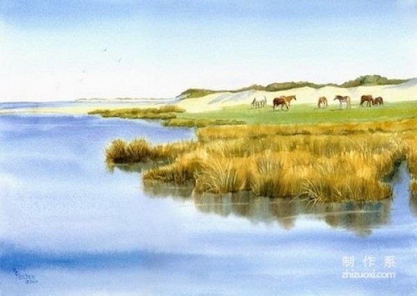 Watercolor illustration by Mary Ellen Golden