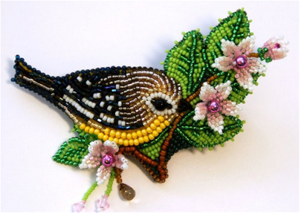 Various beaded small animal creative works made by handmade beading DIY