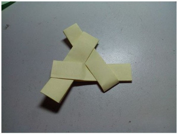 Origami bamboo dragonfly making tutorial for children