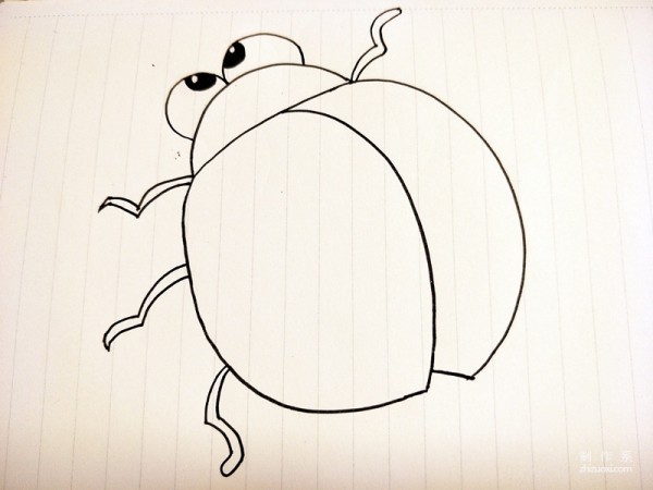 Learn to draw simple drawings, ladybugs