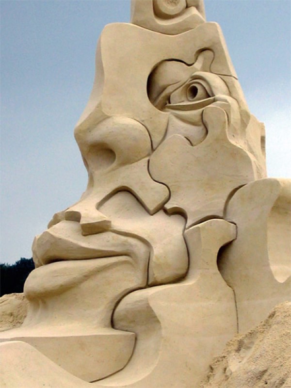 Collection of wonderful sand sculptures