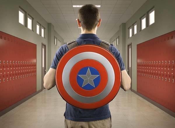 captain america shield backpack