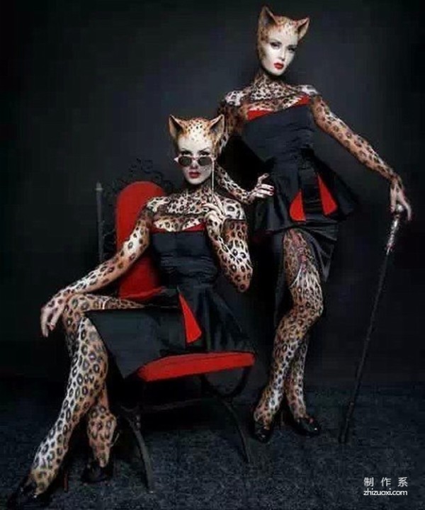 Eye-catching and creative body painting art