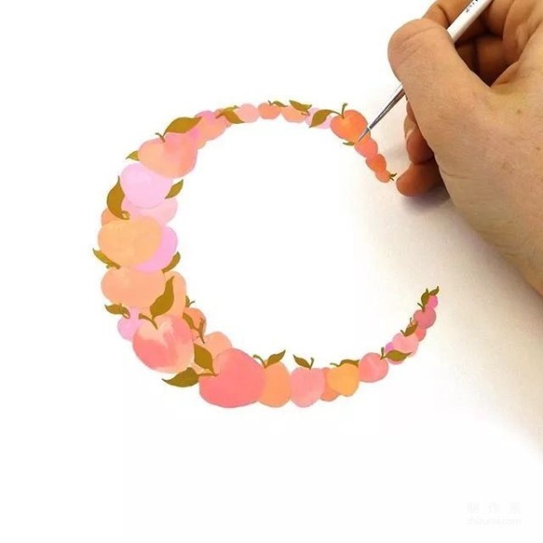 Hand drawn English alphabet illustration