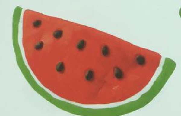 Simple clay watermelon making tutorial Space clay watermelon