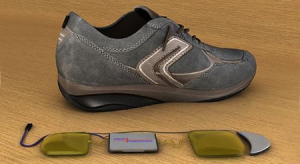 Shoes that generate energy by walking