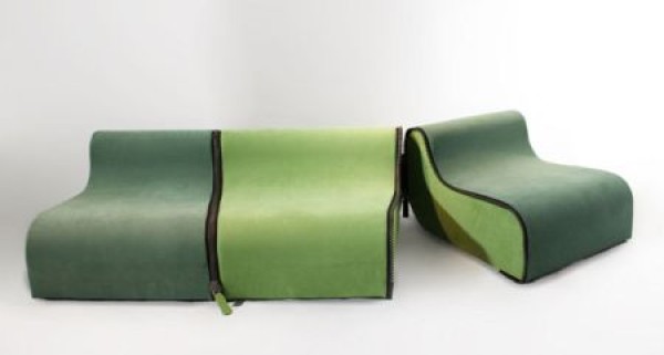 Zipper modular sofa