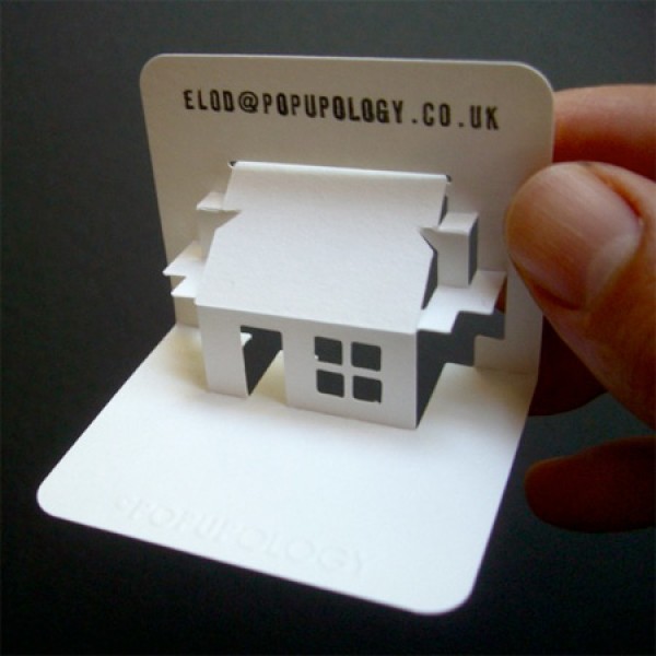 Creative 3D business cards