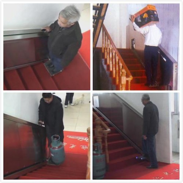 Extraordinary corridor elevator solves the problem of climbing stairs in old communities