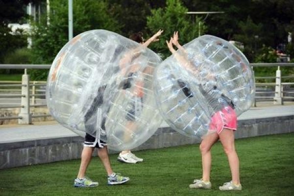 Novel and fun bubble football