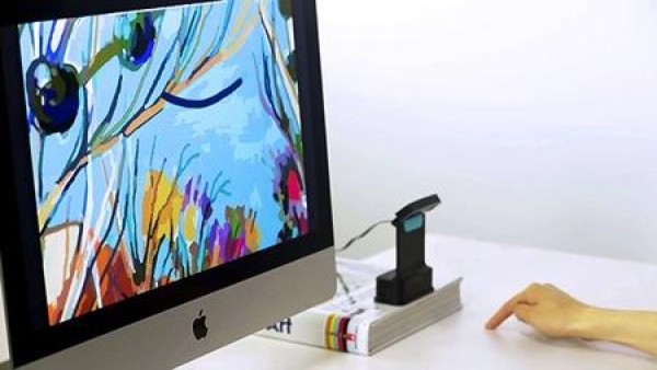 Touch+ turns any flat surface into a multi-touch device