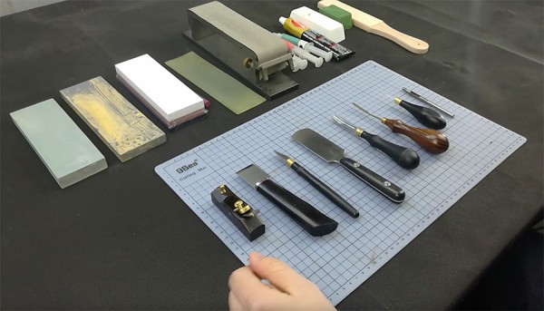 Tips for sharpening various leather tools