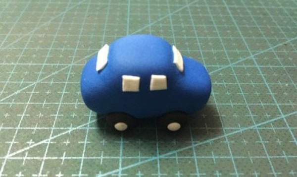 Clay Kneading Car Illustration Super Light Clay Handmade Tutorial