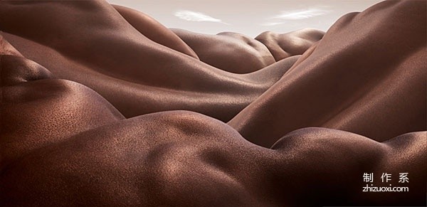 British photographer Carl Warners photography: Bodyscapes