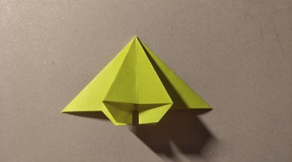 Creative Origami Tutorial: Folding Diagram of Triangular Bookmark