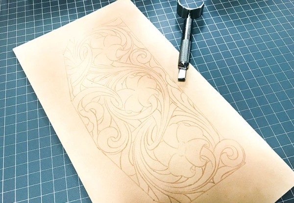 Notebook Leather Carving Making Tutorial