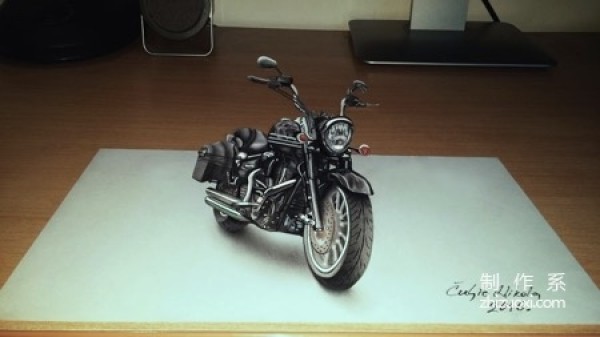 3D painting on paper