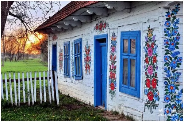 Paint flowers all over the wall, and it becomes a fairy tale by accident