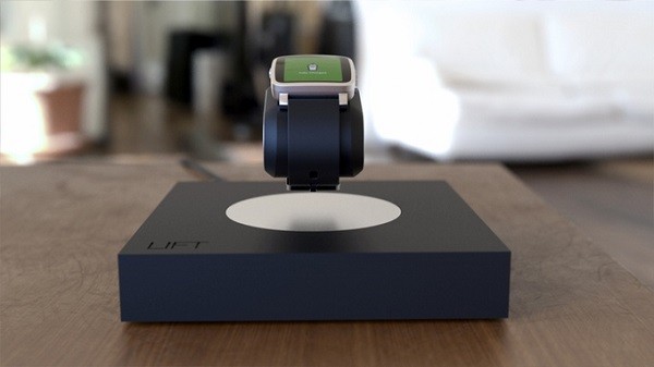 Lift wireless charger: levitate watch charging and light up