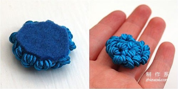 Simple and beautiful hand-knitted head flower hand-making tutorial