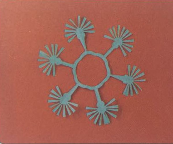 Dandelion paper-cutting pictures and paper-cutting tutorials