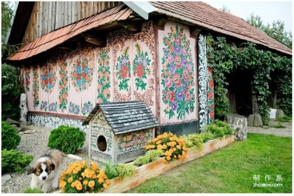 Paint flowers all over the wall, and it becomes a fairy tale by accident