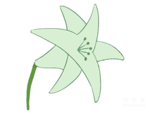 Learn to draw simple drawings, Mothers Day lilies