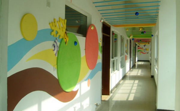 Complete DIY method for decorating kindergarten corridors