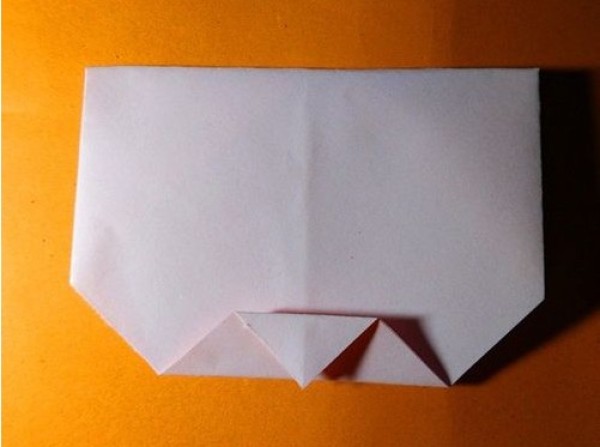 Simple origami tutorial, steps of pig head origami