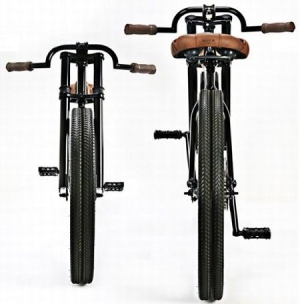 Two-wheel anti-skid bicycle