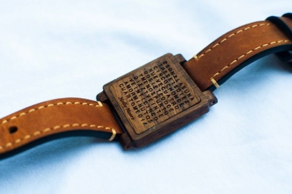 Creative wooden watch