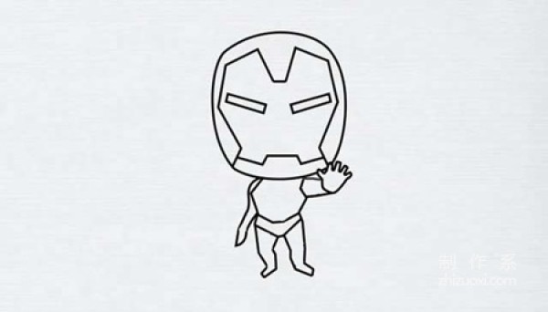 Learn to draw simple drawings, Iron Man simple drawings