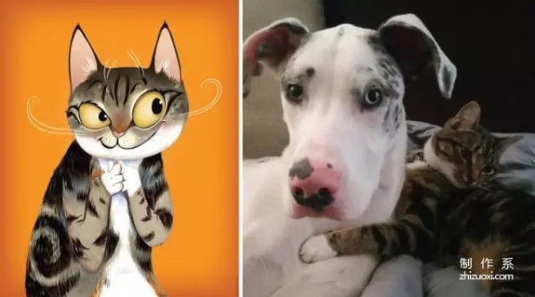 He painted portraits of pets, and they turned out so cute