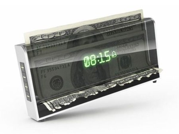 Crazy Money Shredder Alarm Clock