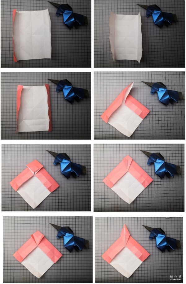 Cute little Unicorn origami method