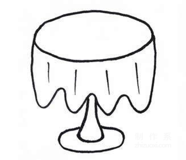 Learn to draw simple drawings, simple drawings of dining tables