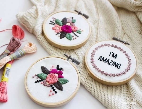 Beautiful mini embroidery works