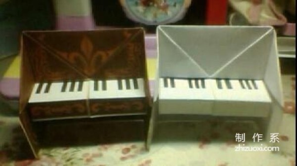 Complete collection of origami illustrations for children - super simple and elegant origami beautiful piano