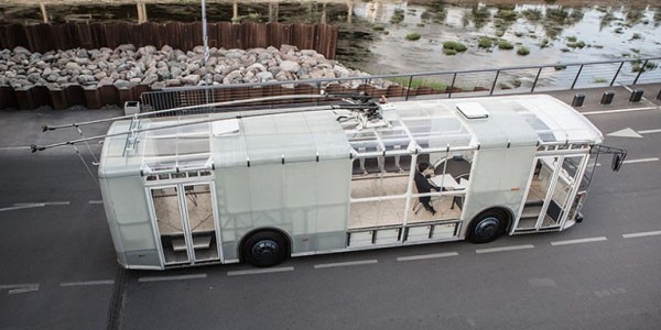 Lithuania’s transparent electric bus