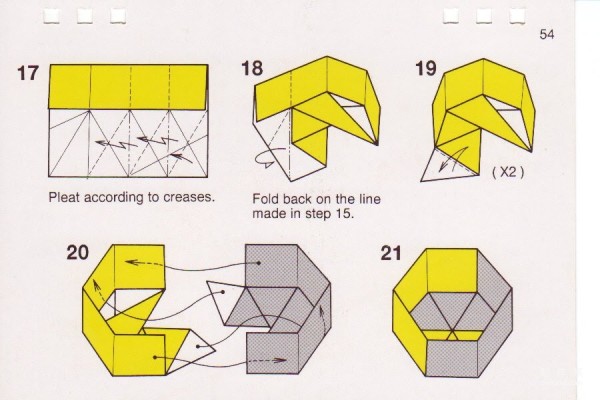 Paper art hand-making tutorial, combined origami hexagonal box hand-made origami illustrated tutorial