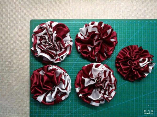 Handmade fabric making tutorial, simple handmade method of professional corsage