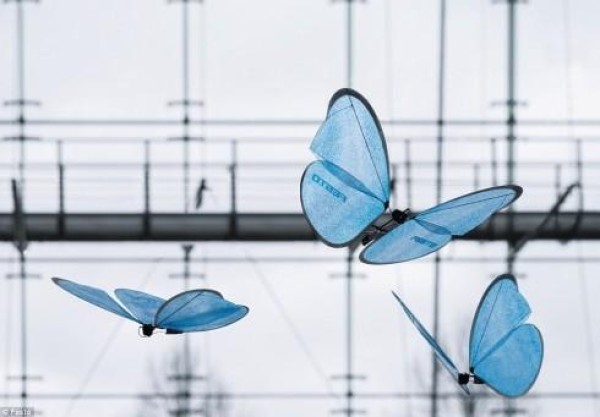 Mechanical butterfly from Festo