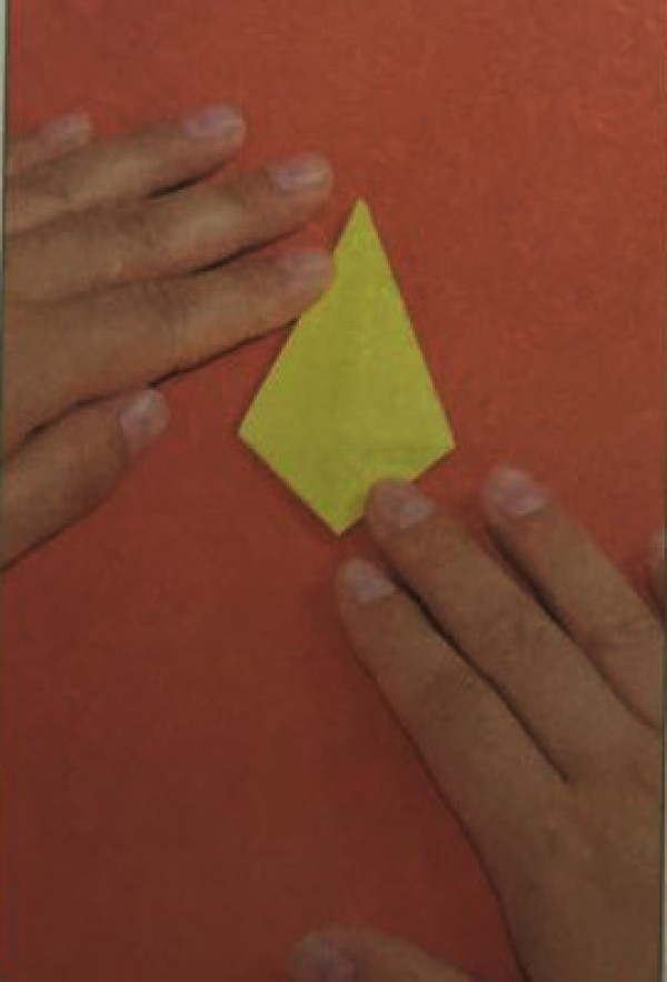 The simplest manual star folding method for kindergarten