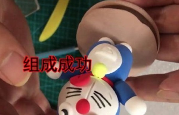 Creative ultra-light clay Doraemon making tutorial