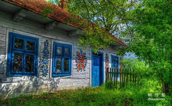 Plant flowers all over the wall, and accidentally the village becomes a fairy tale