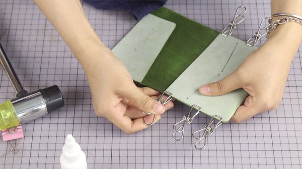 Tutorial on making a simple passport holder with matt wax