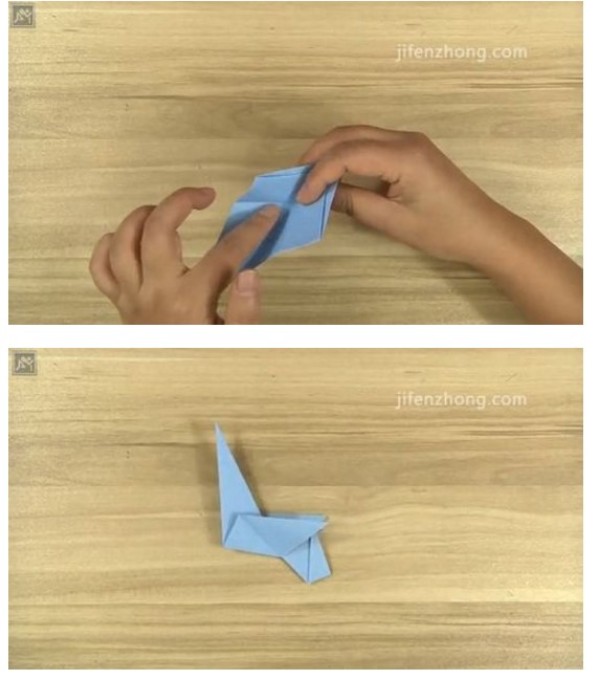 Animal origami elephant making tutorial