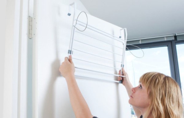 Practical and convenient folding clothes drying rack