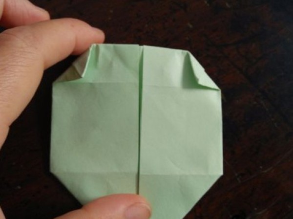 Cute pig head origami tutorial teaches you how to fold a pig head